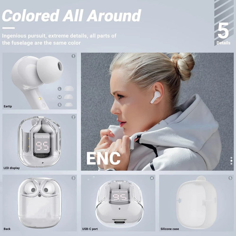 Crystal Wireless Earphones