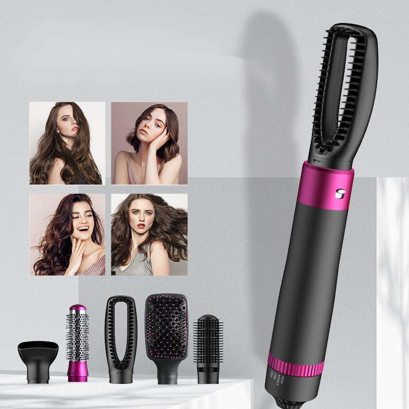 HOT AIR BRUSH: DRY, STYLE, AND VOLUMIZE WITH IONIC TECHNOLOGY (5-IN-1)