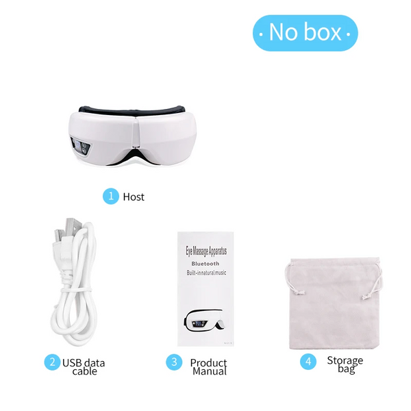 Bluetooth Music Massage Relax Glasses DC Eyes Care Device