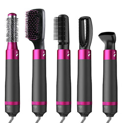 HOT AIR BRUSH: DRY, STYLE, AND VOLUMIZE WITH IONIC TECHNOLOGY (5-IN-1)